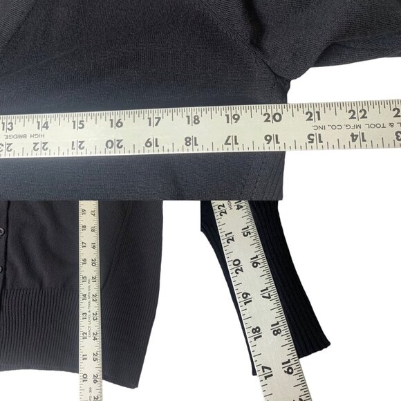 Maurices Women’s Size 0 Black Button Up Cardigan Sweater 3/4 Sleeve NWT - Picture 6 of 8